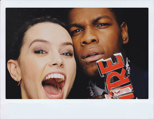 samuelclaflins:Daisy Ridley & John Boyega + PHOTOSHOOTS