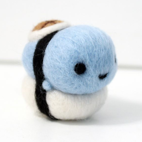 retrogamingblog: Needle-felted Sushi Pokemon made by CafeDeYume