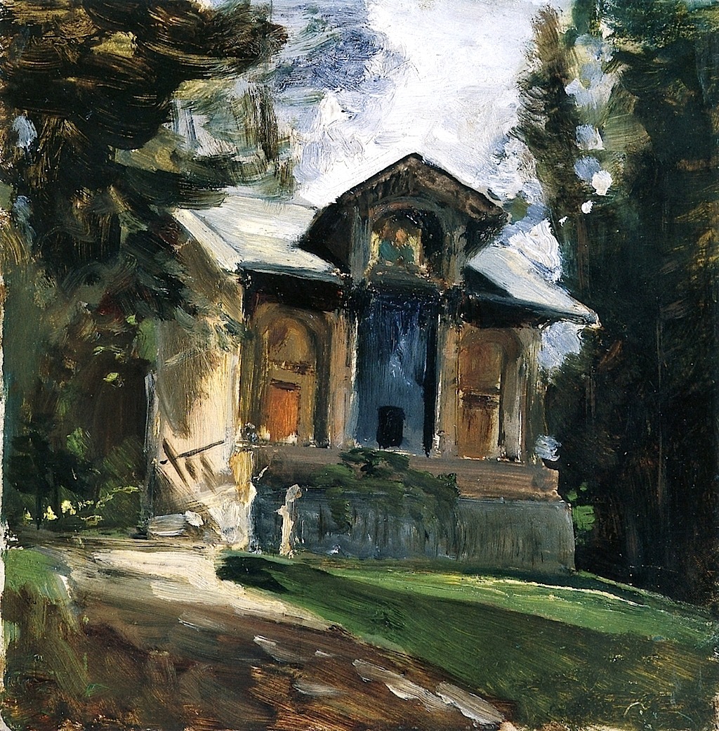 bofransson:  Studio of the Painter Heinrich von Angeli in Reichenau Emil Jacob Schindler