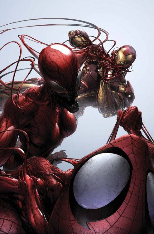 Porn gamershaunt:  Spiderman and Iron Man vs Carnage photos