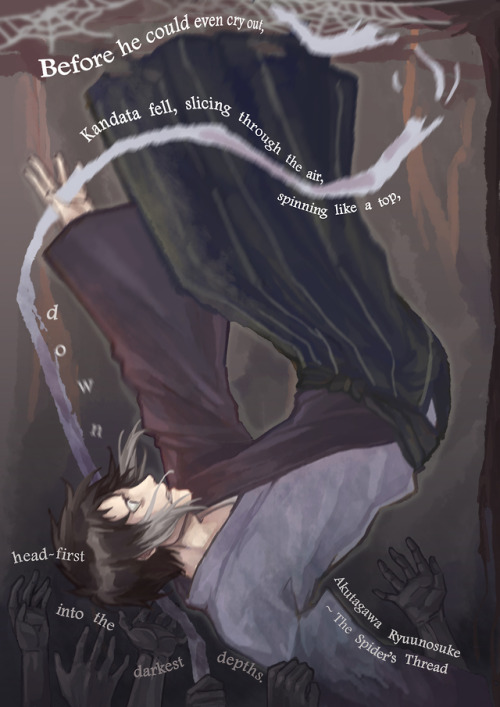 leftersteindraws: A piece I did for the BSD artbook project,  文学の美学 (Bungaku no Bigaku / Aesthe
