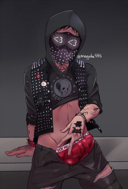 naughtymagnta:  I was watching ubisoft’s E3  I was like “ I don’t care about Watch Dogs~ Why are they even doing a second game’???” and then I saw Wrench “ OH NO HE’S CUTE” WTF! I loved masked boys, now I want to play it because of him.♥