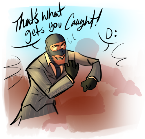 Engi Steals Spys Inviswatch Aka 8 Messily Drawn Panels Of Flustered Spy