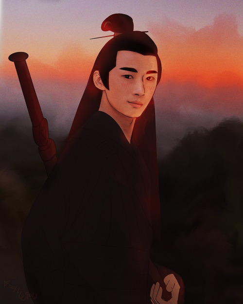 softygold:@bahoreal: do you have any art of li bowenme: yyyyyyyyyyyy[painting furiously]es