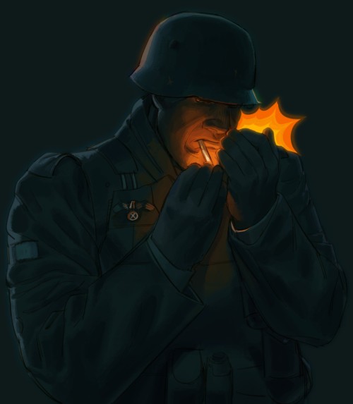 Haven't Been Posting Here At All Woopsie :( Have Some Soldier Art Mwuah