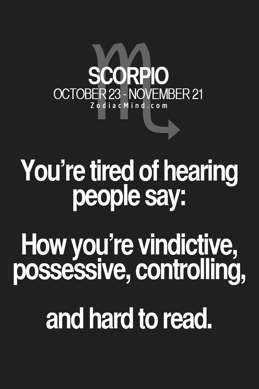 zodiacmind:
“ What is your sign tired of hearing? Find out here
”