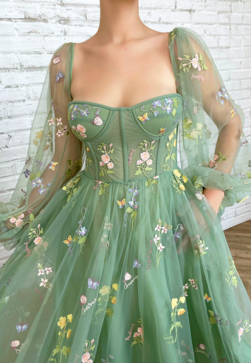 evermore-fashion: Teuta Matoshi ‘Flourishing Meadow’ Haute Couture Collection