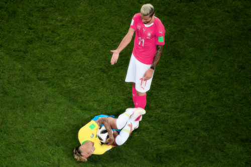 striveforgreatnessss: Neymar had a blast playing against Switzerland!