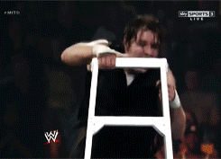 kingsheamus:  Dean Ambrose at mitb 