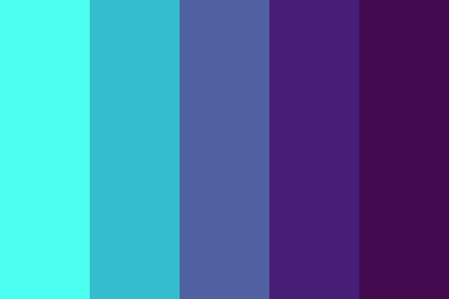 color-palettes:  Leviathan - Submitted by  Zedetta   #4afff0 #34bdcc #4f61a1 #461e78 #440a4f