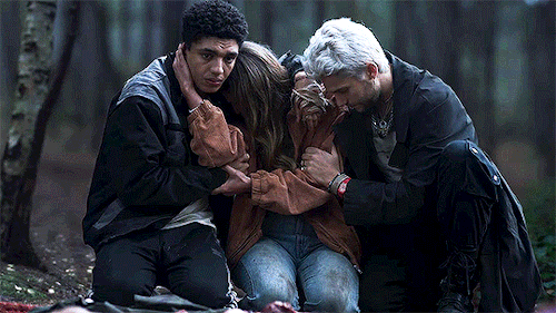 Jay Lycurgo, Nadia Parkes, And Emilien Vekemans As Nathan Byrne, Annalise O'Brien, And Gabriel Boutin