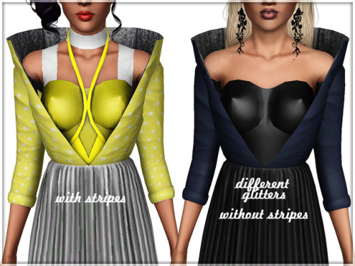 kiolometro: Chained to the Rhythm. White dress and sport suit. For young adult sims. Download for S