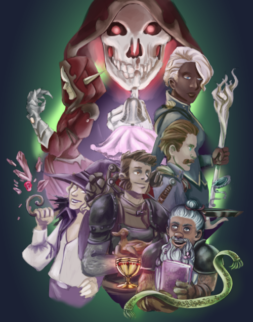 Some more progress on my giant adventure zone piece!Want a chance to win a free commission? Check ou