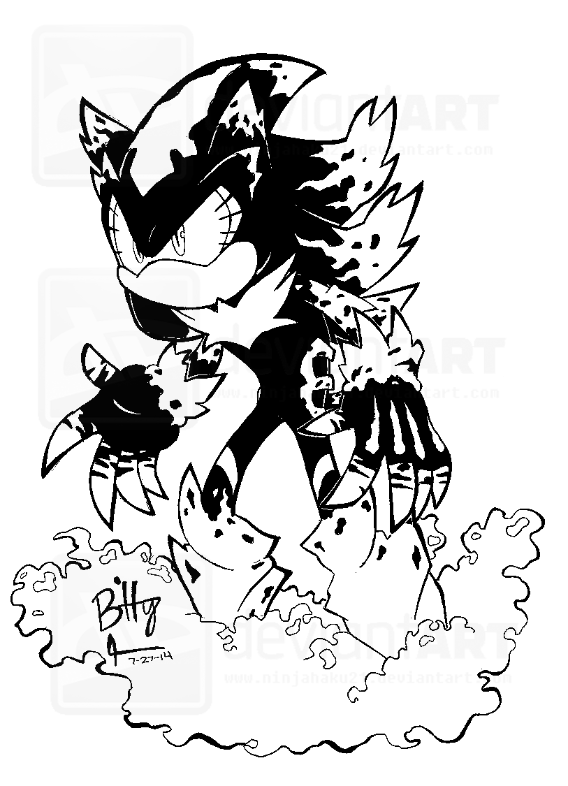 Mephiles The Dark Sonic The Hedgehog Sticker - Mephiles the Dark