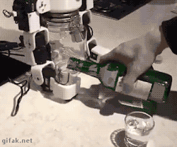 myconfinedspace:  Drinking Robot /