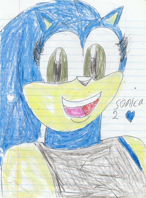 Fem Sonic Design Belongs To ARES From Twitter, Zeta RO 2 Is From Sonic Hentai Fan Manga And If You Know