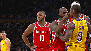 awesomenbamoments:  Rajon Rondo vs CP3, Oct. 20, 2018