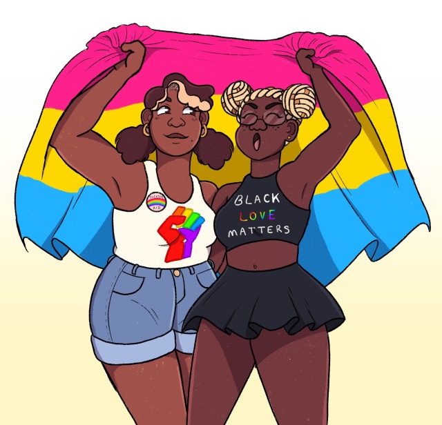 ebby-bebby:Happy Pride Y’all!!! Just a friendly reminder that Black Trans and Queer Lives Matter!!! 💖💛💙