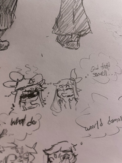 Doodle Dump! With @chonkibeeboi Agent Ocs And Mine!