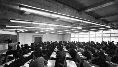 Waseda University Engineering Buildings, Shinjuku, Tokyo, Japan, 1964(Katsuo Ando & Associates)