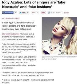 mareepe:  labias:  kekkes:  Why does anyone ask for her opinion!?  I’m so mad but what else should we expect from igloo Australia  &ldquo;i love the gays but no homo&rdquo; 