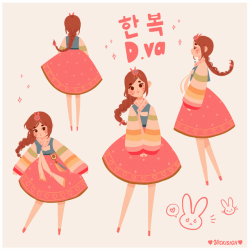 vickisigh: I love hanbok D.Va so much~   ❤     Twitter | Instagram | Patreon | Store   