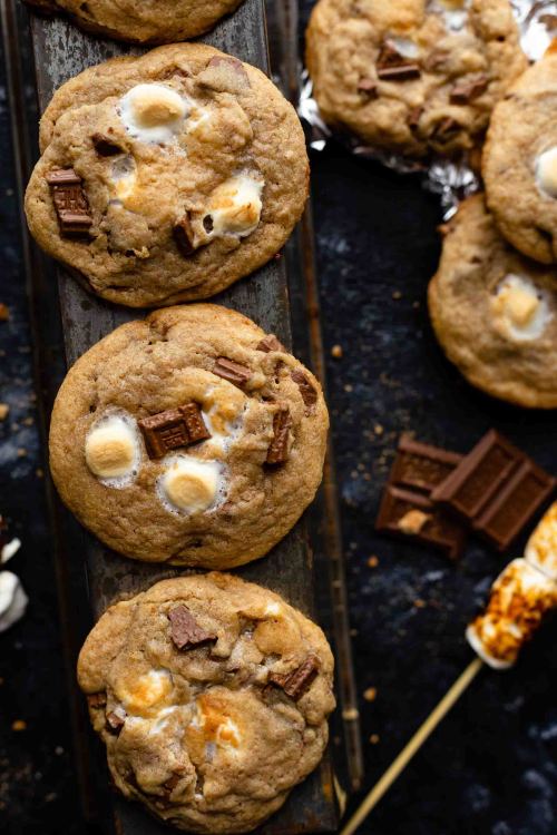 sweetoothgirl: Best ever S’mores Cookies