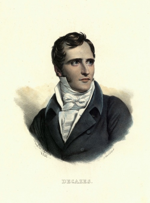 coraltigerpizza:Retrato de Élie Louis Decazes (1828)