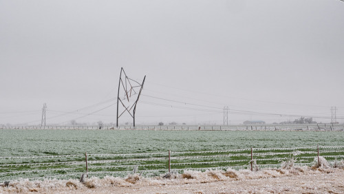 tornadotitans:Photos from the ice storm from this past weekend. All pics are from the El Reno, OK ar