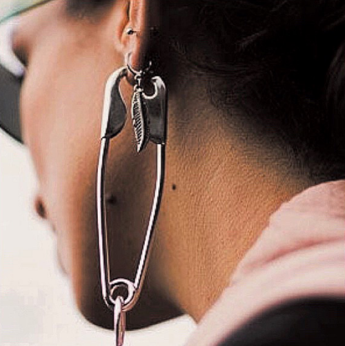 Safety Pin Earrings