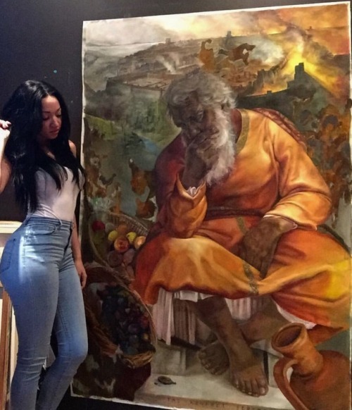 wetheurban:Artist Harmonia Rosales Reimagines Classic Works With Black Femininity*Sighs* *hopes that