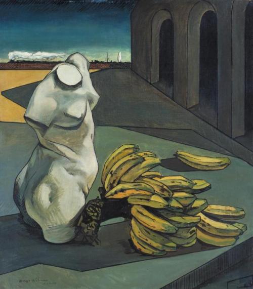 earthgrid:The Uncertainty of the Poet by Giorgio de Chirico, 1913