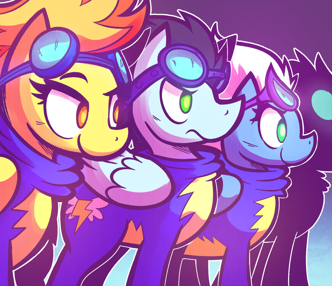 theponyartcollection:  Wonderbolts by Mister-Markers  O: