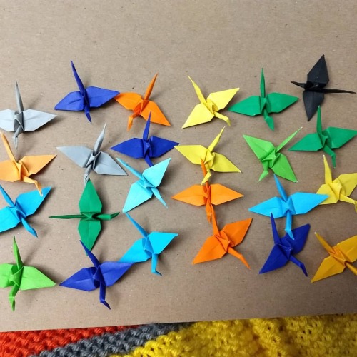 24 cranes #crane #origamicrane #1000papercranes www.instagram.com/p/B80dDudH7Rm/?igshid=1sa3