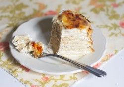 sweetoothgirl: creme bruleé crepe cake 