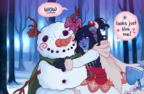 pollenarchivist:pixelllls:My silly contribution to the critmas gallery! You can view everyone’