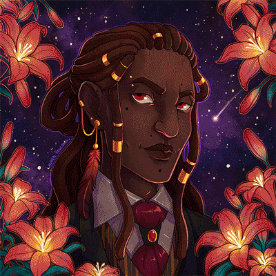larndraws: Kravitz!  I don’t post a lot of gifs, so I didn’t realize how small