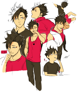 Feastings:  Kuroo Dump Feat. Side-Switching Dimple And Akaashi Alone And Afraid In