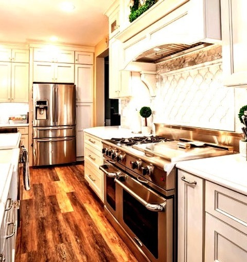 Pantry PhiladelphiaWith A Farmhouse Sink, Recessed-panel Cabinets, White Cabinets, Quartz Countertops,