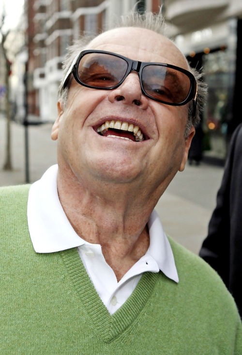 mattybing1025:  Jack Nicholson photographed after shopping at Armani, 2008. 