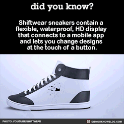 Furself: Ass-Wolf:   Did-You-Kno:  Shiftwear Sneakers Contain A Flexible, Waterproof,