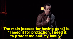 silversponystash:  datcatwhatcameback:  wilwheaton:  micdotcom:  Watch: Comedian Jim Jeffries nailed America’s gun law hypocrisy in 2014.   Fuck the NRA.  Or (I hate Wil Wheaton btw, annoying bitch boy) here’s an idea: Teach your kids about guns at