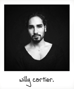 fabulouswillycartier:  Willy Cartier | ph. Darío Calmese  So glad Willy Cartier braved the Bronx to come thru the studio yesterday. A soldier indeed. So gangsta and just as beautiful inside. D.C.  