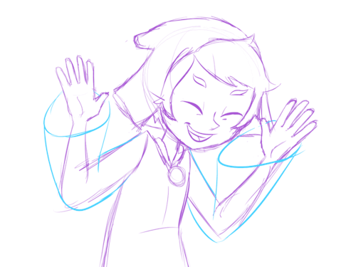 Finished My GIFs Of The Collector Happy Stimming By Flapping His Hands. Progress Gifs And Slightly Faster