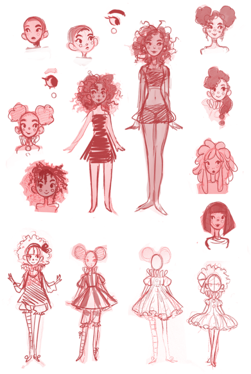 missusruin:concepts for a story about circus lesbians and clown hell