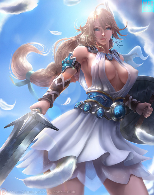 limdog: Hello~ Thank you for look my art!! It’s my Patreon Oct WorkA “Shining Sophitia&r