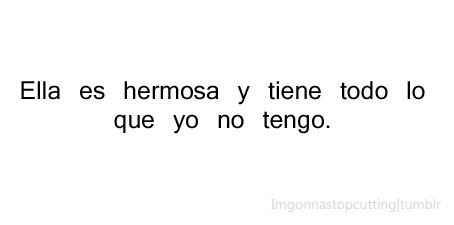 imgonnastopcutting:  es por eso que no debemos compararnos con nadie): 