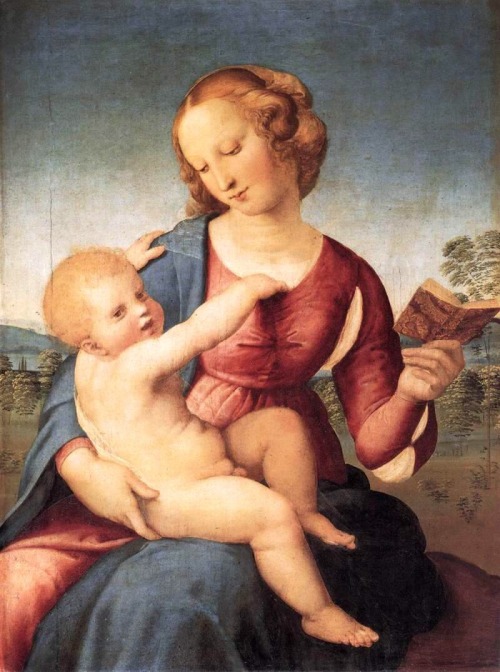 Art History Meme : [1/6] Evolution of Madonna and Child  Raphaël (1483-1520) Madonna 