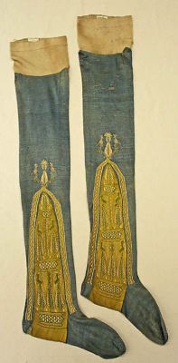 Stockings: Early 19Th Century, French, Silk.  