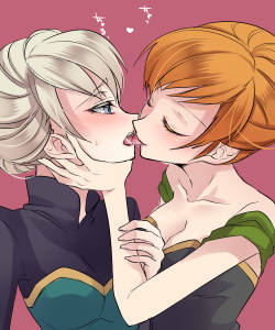 hentai-compound:  The best incest duo ~! &lt;3 Anna and Elsa :)